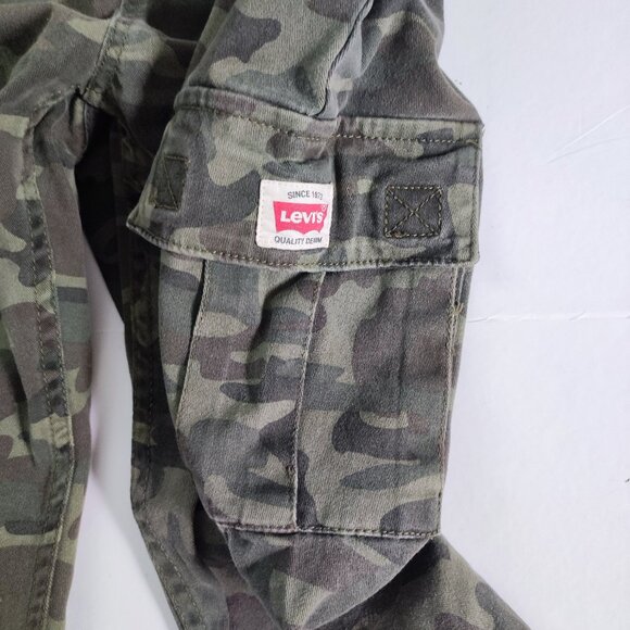 Levl's Cargo Jogger women's youth size XL camo taper  stretchy - Picture 8 of 16